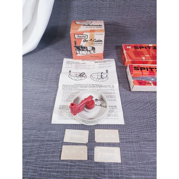 VINTAGE LOT Gold Seal Nippers Scissors - Spitz Pinking Shears & Imra Wool Cuter - Picture 9 of 16